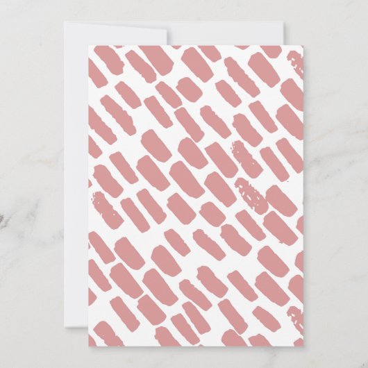 Modern Script Two Photo Wedding Invitation Kaart (Achterkant)