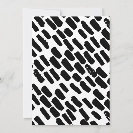 Modern Script Two Photo Wedding Invitation Kaart (Achterkant)