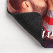 Modern Script Typografie Family Photo Muismat (Hoek)