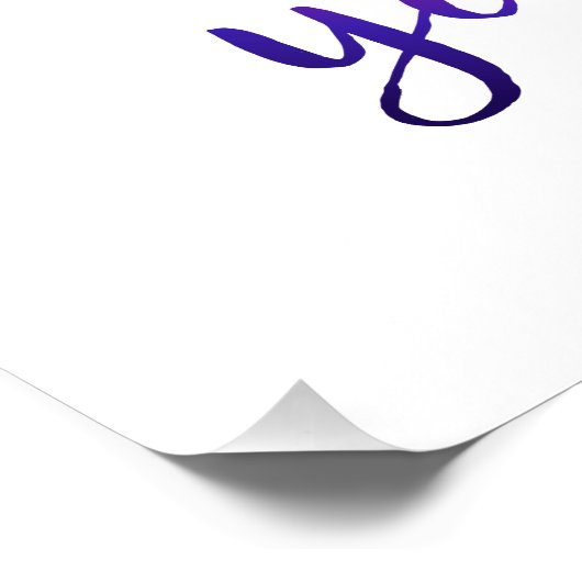 modern script typografie motivatie cool poster (Hoek)