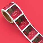 Modern Script Typografie Red Merry Christmas Vierkante Sticker<br><div class="desc">Voeg een vleugje verfijning toe aan uw vakantiegroeten met onze Elegant Script Typography Red Merry Christmas Classic ronde Sticker. Het tijdloze script in feestelijk rood straalt warmte en charme uit, waardoor het het perfecte accent is voor je kerstkaarten, cadeaus of decoraties. Verhoog uw vakantieseizoen met deze klassieke sticker, die traditie...</div>