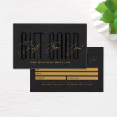 Modern script typography business gift card  visitekaartje (Bureau)