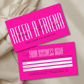 Modern script typography share the love aanbevelingskaartje