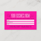 Modern script typography share the love aanbevelingskaartje (Achterkant)