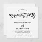 Modern script | Uitnodiging van de indienende part (Voorkant / Achterkant)