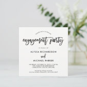 Modern script | Uitnodiging van de indienende part (Staand voorkant)