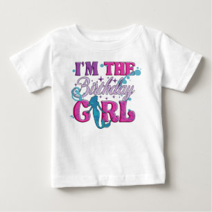 Modern Script Verjaardag Baby Meisje