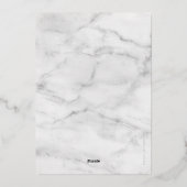 MODERN SCRIPT verrassing verjaardagsfeest zwart go Folie Uitnodiging (Achterkant)