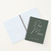 Modern Script Vetgedrukt Notitieboek Journaal | ma (Binnen)