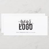 Modern script voor bedrijfscadeaubonnen (Voorkant / Achterkant)