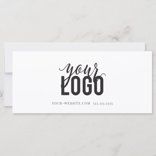 Modern script voor bedrijfscadeaubonnen (Voorkant)