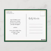 Modern script voor groene goede tinten van Comfort Briefkaart (Achterkant)