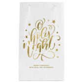 Modern script voor Heilige Dacht Kerstmis Klein Cadeauzakje (Voorkant)