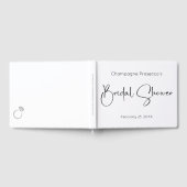 Modern Script Vrijgezellenfeest Guestbook Gastenboek (Volledig)