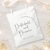 Modern Script Vrijgezellenfeest Pickleball & Prose Bedankzakje (Geknipt)