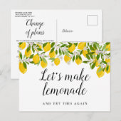 Modern Script Vrijgezellenfeest Verandering van Da Briefkaart (Voorkant / Achterkant)