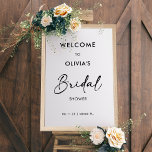 Modern script | Vrijgezellenfeest — Welkomstteken  Poster<br><div class="desc">Minimalistisch elegant welkomstteken voor uw vrijgezellenfeest,  modern zwart-wit kleurencontrast.</div>