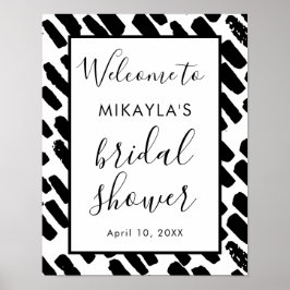 Modern Script Vrijgezellenfeest Welkomstteken Poster