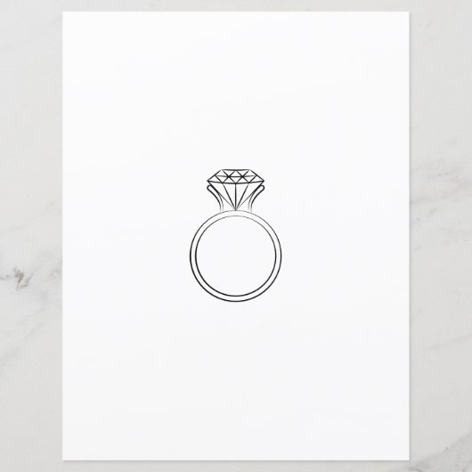 Modern Script Vrijgezellenfeest Word Search Game (Achterkant)