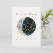 Modern script waterverf Moonster hemelsnaam (Staand voorkant)