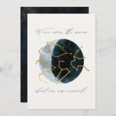 Modern script waterverf Moonster hemelsnaam (Voorkant / Achterkant)