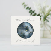 Modern script waterverf Moonster hemelsnaam (Staand voorkant)