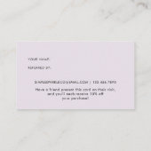 Modern Script Waterverf Verwijs een vriend Aanbevelingskaartje (Achterkant)