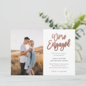 Modern script We zijn een partij voor fotoservice Kaart (Staand voorkant)