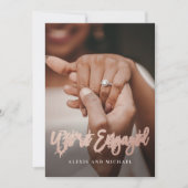 Modern script We zijn een partij voor fotoservice Kaart (Voorkant)