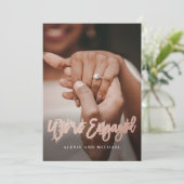 Modern script We zijn een partij voor fotoservice Kaart (Staand voorkant)