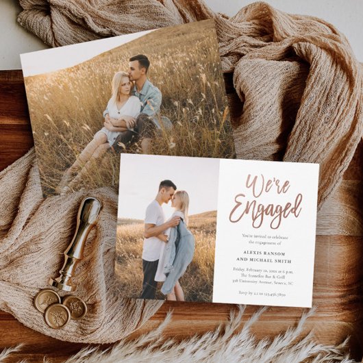 Modern script We zijn een partij voor fotoservice Kaart