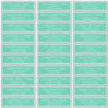 Modern Script Wedding Guest Names Adres Sticker<br><div class="desc">Bestaat uit eenvoudige serif en moderne cursieve manuscripttypografie. Deze elementen zijn eenvoudig,  elegant en modern. Dit heeft 30 sticker. Dit is ontworpen door White Paper Birch Co. exclusief voor Zazzle. Hier te vinden op: http://www.zazzle.com/store/whitepaperbirch</div>