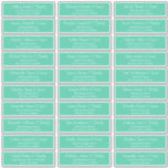 Modern Script Wedding Guest Names Adres Sticker<br><div class="desc">Bestaat uit eenvoudige serif en moderne cursieve manuscripttypografie. Deze elementen zijn eenvoudig,  elegant en modern. Dit heeft 30 sticker. Dit is ontworpen door White Paper Birch Co. exclusief voor Zazzle. Hier te vinden op: http://www.zazzle.com/store/whitepaperbirch</div>