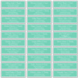 Modern Script Wedding Guest Names Adres Sticker<br><div class="desc">Bestaat uit eenvoudige serif en moderne cursieve manuscripttypografie. Deze elementen zijn eenvoudig,  elegant en modern. Dit heeft 30 sticker. Dit is ontworpen door White Paper Birch Co. exclusief voor Zazzle. Hier te vinden op: http://www.zazzle.com/store/whitepaperbirch</div>