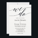 Modern Script Wedding Invitation Kaart<br><div class="desc">Plan een stijlvolle viering met deze moderne uitnodiging die je gasten zullen aanprijzen. Ontwerp © berryberrysnoot. Afdrukbare digitale bestanden zijn beschikbaar! Bezoek onze website op www.berryberrysweet.com voor meer informatie!</div>