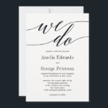 Modern Script Wedding Invitation Kaart<br><div class="desc">Plan een stijlvolle viering met deze moderne uitnodiging die je gasten zullen aanprijzen. Ontwerp © berryberrysnoot. Afdrukbare digitale bestanden zijn beschikbaar! Bezoek onze website op www.berryberrysweet.com voor meer informatie!</div>