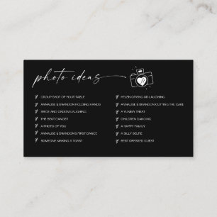 Modern Script Wedding Leg de liefde QR-code vast Informatiekaartje