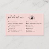 Modern Script Wedding Leg de liefde QR-code vast Informatiekaartje (Achterkant)