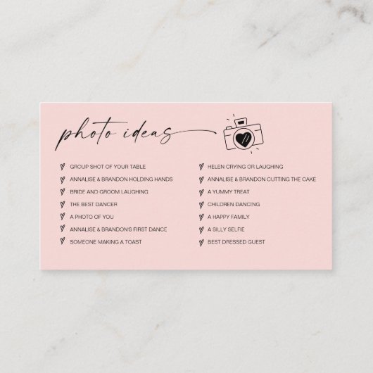 Modern Script Wedding Leg de liefde QR-code vast Informatiekaartje (Achterkant)