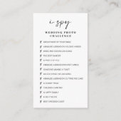 Modern Script Wedding Leg de liefde QR-code vast Informatiekaartje (Achterkant)