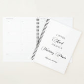 Modern Script Wedding Planner (Display)