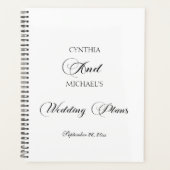 Modern Script Wedding Planner (Voorkant)