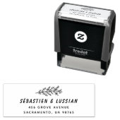 Modern Script Wedding Zelfinktende Stempel (In situ)