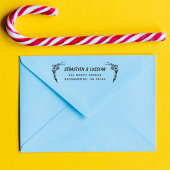 Modern Script Wedding Zelfinktende Stempel