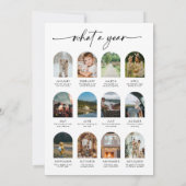 Modern Script What A Year Merry Christmas Photo Feestdagenkaart (Achterkant)