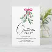 Modern Script Winter Berries Kerstfeest Kaart (Staand voorkant)