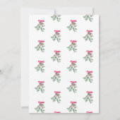 Modern Script Winter Berries Kerstfeest Kaart (Achterkant)