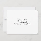 Modern Script Ze Krijgt De Knoop Bruidsfeest Bedankkaart (Achterkant)