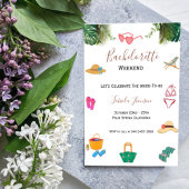 Modern script zomervakantie kaart