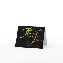 Modern script zwart en goud
